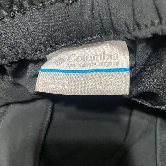 Columbia Wm’s Size XXL Black Pleasant Creek Core Omni Shield Track Nylon Pants - Picture 5 of 6
